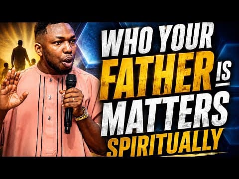 IN THE REALMS OF THE SPIRIT, WHOSE SON YOU ARE MATTERS THAN WHO YOU ARE